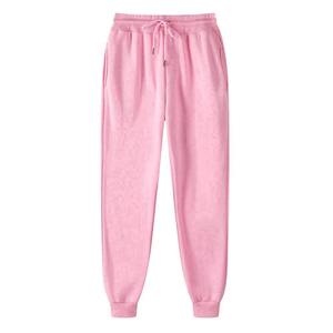 Pantalones Deportivos Grises para Hombre, Talla Grande, Corte Holgado Informal, Cintura con Cordón, Bolsillos, Algodón de Peso Medio, para Otoño - Product Image 4