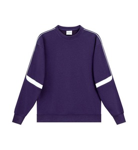 เสื้อสเวตเชิ้ตคอกลมแขนยาวสำหรับผู้ชาย ถักทอสีแดงล้วน สวมใส่สบายๆ ทรงปกติ เหมาะสำหรับฤดูใบไม้ร่วง - Product Image 3