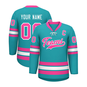 For Ice Hockey Jersey Red V-Neck Full Sleeve 99 Sublimated Print Moisture Wicking Adult Unisex Anti-UV Breathable - Product Image 5
