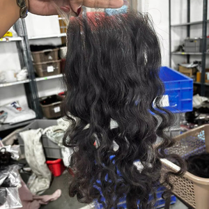 ผมต่อแบบ HD Closure Natural Hair Extensions 4*4 คุณภาพดีที่สุด ราคาขายส่ง คุณภาพดีที่สุด ราคาขายส่ง - Product Image 1