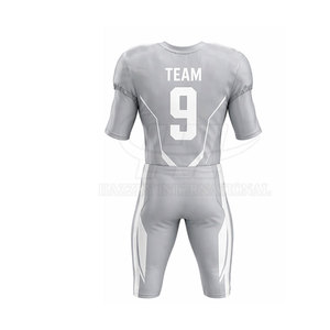 Kit d'uniforme de football américain haut de gamme, respirant, en polyester, avec coutures robustes, logo personnalisé pour les matchs d'équipes professionnelles - Product Image 3