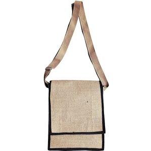 Sac bandoulière en toile de coton avec sangle réglable et fermeture à rabat, sac à main décontracté pour les voyages et l'usage quotidien, pour femmes - Product Image 1