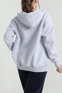 <b>Pink</b> Only <b>Women's</b> Plus Size Embroidered <b>Hoodie</b> Full Sleeve Solid Color Double Zipper Casual Winter/Autumn Wear - Product Image 6