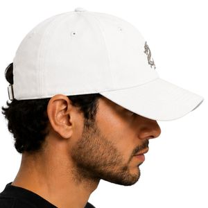 หมวกเบสบอลปักลายมังกรขาว ปรับขนาดได้ ผ้าฝ้าย สไตล์ Dad Hat มินิมอล สตรีทแวร์ แฟชั่น ยูนิเซ็กซ์ รับผลิตตามแบบ OEM ODM ขายส่ง - Product Image 6