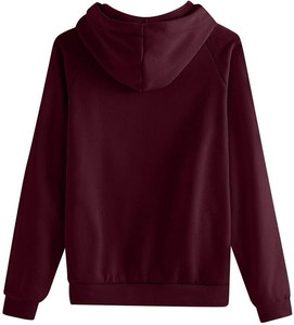 Fabricante de sudaderas con capucha extragrandes personalizadas OEM, sudaderas con capucha informales con estampado de letras para mujer, para venta en línea a bajo precio - Product Image 3