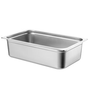 Set di 6 Vasche Professionali in Acciaio Inox da 0,8 mm di Spessore, Profondità 6 Pollici, per Riscaldamento e Mantenimento Cibi nei Ristoranti, Misura Standard, Antiaderenti - Product Image 5
