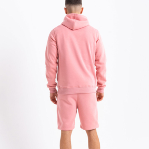 Ensemble décontracté d'été pour homme : T-shirt à manches courtes + short, ensemble à capuche uni, vêtements de marque pour homme, ensemble 2 pièces - Product Image 2