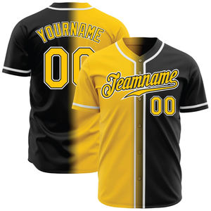 Camiseta de Béisbol Deportiva al por Mayor, Estilo Mundial, Roja, Negra y Blanca, Degradado Auténtico, a la Moda - Product Image 5