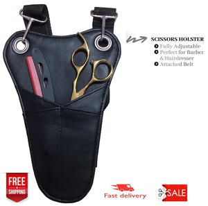 Bolsa de Barbero Multiusos para Herramientas de Peinado con Porta Tijeras, Acero Inoxidable Japonés 410, Tamaños Personalizados - Product Image 5