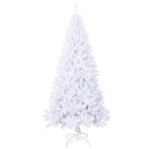 8 ft bianco PVC albero di natale artificiale con rami spessi - Product Image 2
