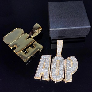 Pendentif Hip Hop de Luxe en Moissanite et Diamant, Collier Homme en Argent 925 Sertie de Pierres, Bijou Streetwear Élégant, Cadeau Disponible - Product Image 5