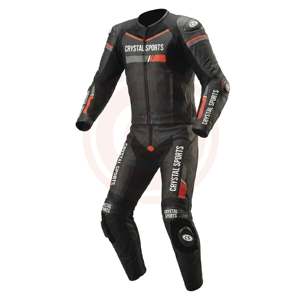 Vêtements de sport professionnels imperméables pour adultes, course moto, protection intégrale du corps, unisexe, cuir personnalisé, Crystal Sports - Product Image 1