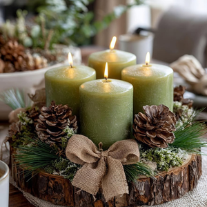 Porte-bougie de Noël en bois massif 2026 du Vietnam pour lanterne de table traditionnelle, artisanat en gros 99 Gold Data - Product Image 5