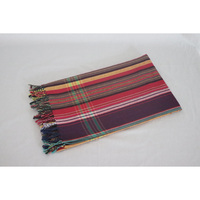 Export Quality Lightweight Luxury Turkish Cotton Yarn Dyed Sand Free Kikoy Towels Eco-Friendly Quick-Dry Professional Design