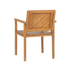 Ensemble de meubles de jardin, table et chaises d'extérieur, meubles en teck massif, ensemble table et chaises d'extérieur - Simone - Product Image 6
