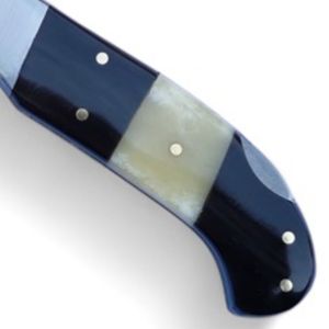 Cuchillos Plegables Personalizados Hechos a Mano con Hoja de Acero de Damasco, Cuchilla Afilada, Herramienta de Bolsillo para Caza, Camping, Senderismo y Uso Diario - Product Image 3