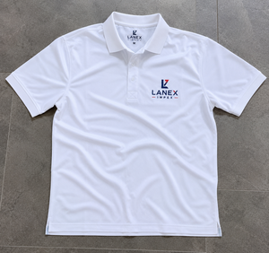 Polo blanc personnalisé avec logo brodé |   Polo d'entreprise en polyester de qualité supérieure |   Chemise de golf respirante à séchage rapide - Product Image 6