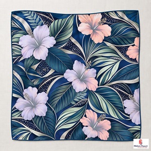Soft Lightweight Custom Square <b>Scarf</b> Fashion Accessories Premium OEM ODM Manufacturer Hainan Custom Fabric Products - Product Image 5