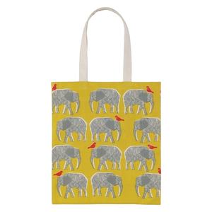 Bolsas de compras ecológicas con mango de algodón 100% con diseño exclusivo de patrón de puntos y logotipo personalizado para uso de regalo y promoción - Product Image 1