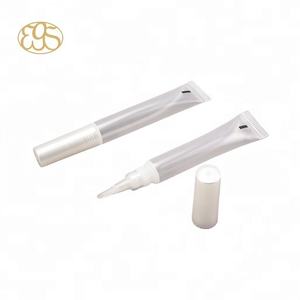 Tube cosmétique souple en plastique de 15 ml pour crème pour les yeux, essence liquide, avec applicateur à long bec, LDPE MDPE PP bioplastique, tube écologique - Product Image 1