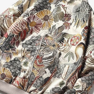 Chaqueta Sukajan de Invierno de Alta Calidad con Bordado Artístico, Transpirable, Ecológica, con Forro Suave y Estilo Cómodo para Uso Diario - Product Image 6