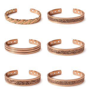 bracelet open cuff copper bracelet ayurveda copper bracelet indian copper bracelet unisex copper bracelet trendy copper jewelry - Product Image 2