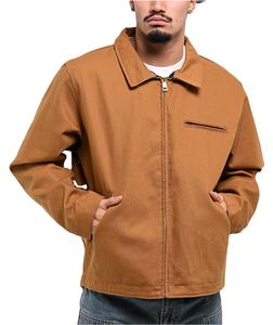 Chaqueta de trabajo de lona de pato pesado personalizada para hombres Chaqueta de trabajador desgastada para hombres - Product Image 2