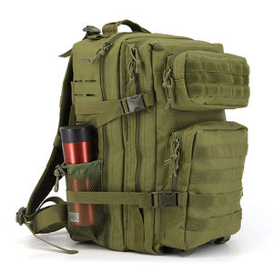 Fashion <b>Water</b> <b>Resistant</b> Tactical Nylon <b>Backpack</b> with Zipper Closure High Capacity for Outdoor Camping & Trekking - Product Image 4