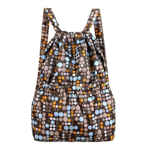 Galaxy Pattern Sublimation Polyester <b>Drawstring</b> <b>Backpack</b> Lightweight Sports Cinch Bag For Training Outdoor Travel And Daily Use - Product Image 4