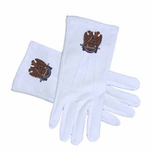 Gants de travail multi-usages de sécurité en coton blanc, gants de maçon blancs en coton - Product Image 5