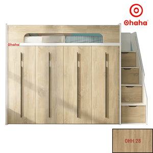 Lit superposé intelligent Ohaha avec armoire intégrée - GTTM014 - Product Image 6