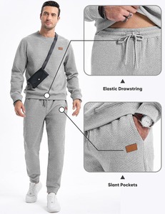Ensemble de survêtement unisexe moderne 2 pièces : sweat-shirt et pantalon de jogging – Tenue décontractée premium pour le sport et le quotidien - Product Image 6