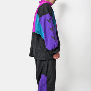 Winter Hooded Eco-Friendly Windbreaker Tracksuits for Men Polyester/Nylon Breathable Solid Pattern Outdoor Jacket Pant Set - Product Image 3