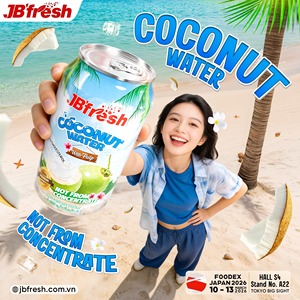 Eau de coco naturelle en conserve 330ml, boisson au jus de coco non concentré, Nawon Beverage, fabricant OEM/ODM au Vietnam - Product Image 4