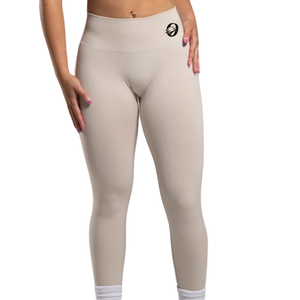 Leggings de sport neutres pour femmes, taille haute, sans couture, à compression, pour fitness, yoga, entraînement, course à pied, anti-transpiration, extensibles, pour l'athlétisme - Product Image 3