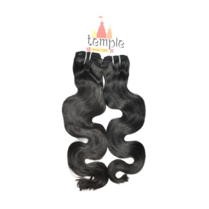100% Indian Remy Body <b>Wave</b> Human Hair Natural Chemical Processing None Black Color Cuticle Aligned 100g Full Lace <b>Cap</b> - Product Image 2