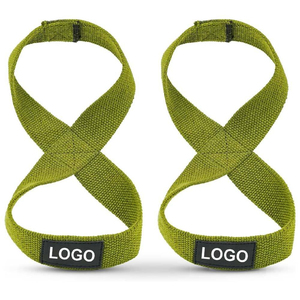 Sangle de levage en néoprène vert réglable avec fermeture antidérapante pour la musculation unisexe - Product Image 2