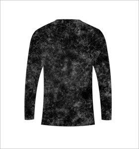 T-shirt de sport à manches longues en tissu texturé noir, léger, pour la performance et l'entraînement physique - Product Image 3
