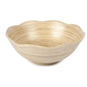 Bol en bambou fait à la main au Vietnam bol de service en laque écologique léger durable couleurs personnalisables pour les repas à la maison - Product Image 1