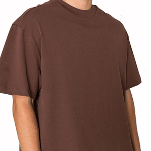 เสื้อยืดผู้ชายไซส์ใหญ่ ผ้าโพลีเอสเตอร์ 100% โลโก้ด้านหน้า แขนสั้น คอกลม สีพื้น ผ้าถักนิตติ้ง 240 กรัม ป้องกันขนร่วง - Product Image 5