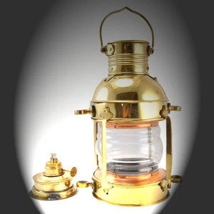 Vintage Polished <b>Brass</b> Glass Kerosene Oil Lamp <b>Lantern</b> Chimney Handmade Home Decor Lighting Accessories At Wholesale Price - Product Image 5