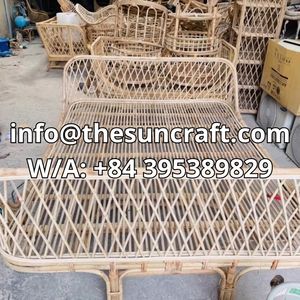 Wholesale Rattan Baby Cot Nursery Furniture <b>Set</b> Cheap Price Factory Direct Sale Hot Sale High Quality Kids Room Woven Cradle - Product Image 4