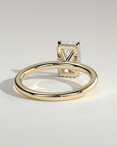 แหวนเพชรเม็ดเดี่ยวทรงเรเดียนท์คัท 4 กะรัต ทองคำแท้ 14K ประดับเพชรแล็บโกรว์ E VVS2 แบบ 4 กรงเล็บ พร้อมวงแหวนซ่อนรอบเพชร ดีไซน์พรีเมียมสำหรับเจ้าสาว ปี 2026 - Product Image 3