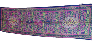 Pañuelo Largo de Seda con Estampado Étnico para Mujer, Patrón Geométrico, Accesorio de Moda Multifuncional para Todas las Temporadas - Product Image 5