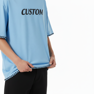 Camiseta Extra Grande con Tachuelas Personalizada, Fabricante de Ropa Urbana de Marca Privada OEM ODM - Product Image 5