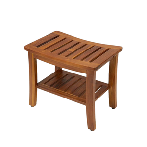 Banco de ducha para muebles de baño Banco de ducha de madera de teca Buena calidad Precio al por mayor - Product Image 3