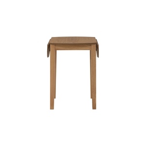 Contemporary Extendable <b>Solid</b> <b>Wood</b> <b>Dining</b> <b>Table</b> Space Saving Folding Modern <b>Round</b> <b>Dining</b> Set for Small Home 4 Seating Capacity - Product Image 4