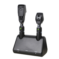 Équipement de Diagnostic Vétérinaire Ophtalmoscope Rétinoscope Otoscope 3 en 1 pour Diagnostic Ophtalmologique