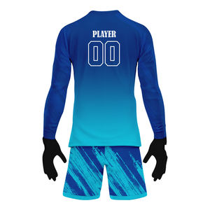 Uniformes de Portero de Fútbol Profesionales para Adultos de Alta Calidad y Bajo Precio, Manga Larga, Sublimación Completa, Logotipo Personalizado 100% - Product Image 2