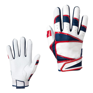 Custom New Arrival Leather <b>Baseball</b> Batting Gloves Custom Size Durable Goatskin Leather Gloves for Young Adult <b>Baseball</b> Gloves - Product Image 1
